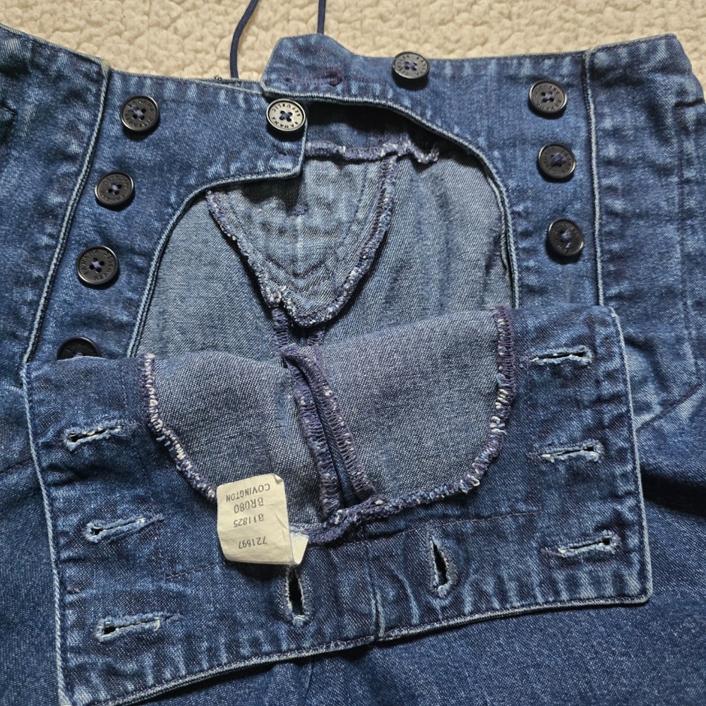 Banana Republic High Waisted Wide Leg Denim Jeans Size 6 - Picture 9 of 14
